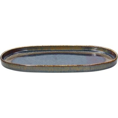Schaal ovaal walled 30.0x15.0 cm Bloom blue