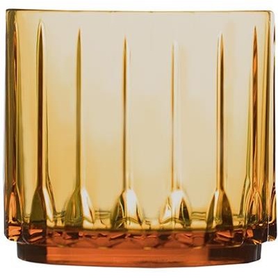 Tumbler lg 31.1cl Tryst stack amber 