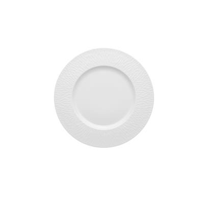 Bord plat 33.0cm Boreal Satin wit