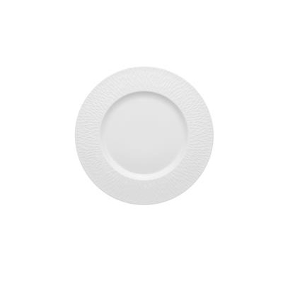 Bord plat 28.5cm Boreal Satin wit