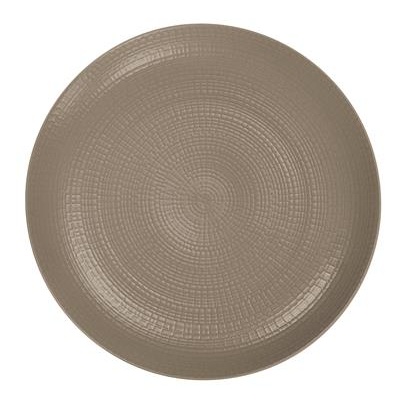 Bord plat coupe 27.9cm Modulo Nature taupe