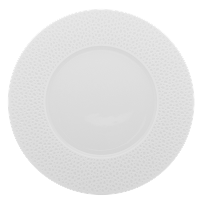 Bord plat 28.0cm L Perles de Rosee