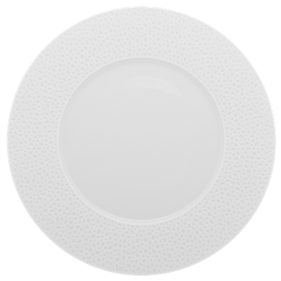 Bord plat 32.0cm L Perles de Rosee