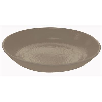 Bord diep coupe 21.0cm Modulo Nature taupe