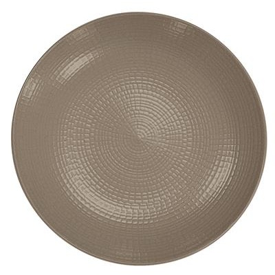 Bord plat coupe 21.0cm Modulo Nature taupe