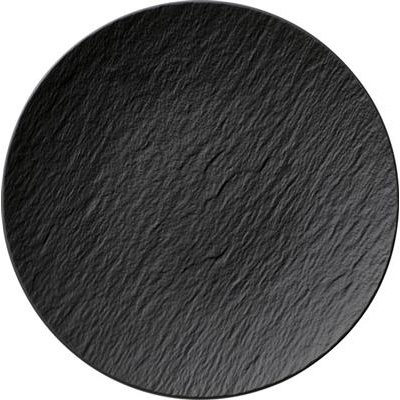 Bord plat coupe 25.0cm The Rock Black 2630