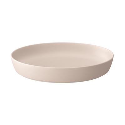 Bord diep 24.0cm Iconic beige Mat 6040