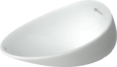 Schaaltje 10.0x8.0x(h)5.0cm Jomon mini wit mat