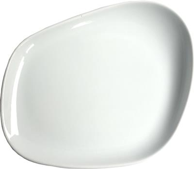 Bord plat org 23.0cm Yayoi wit glans