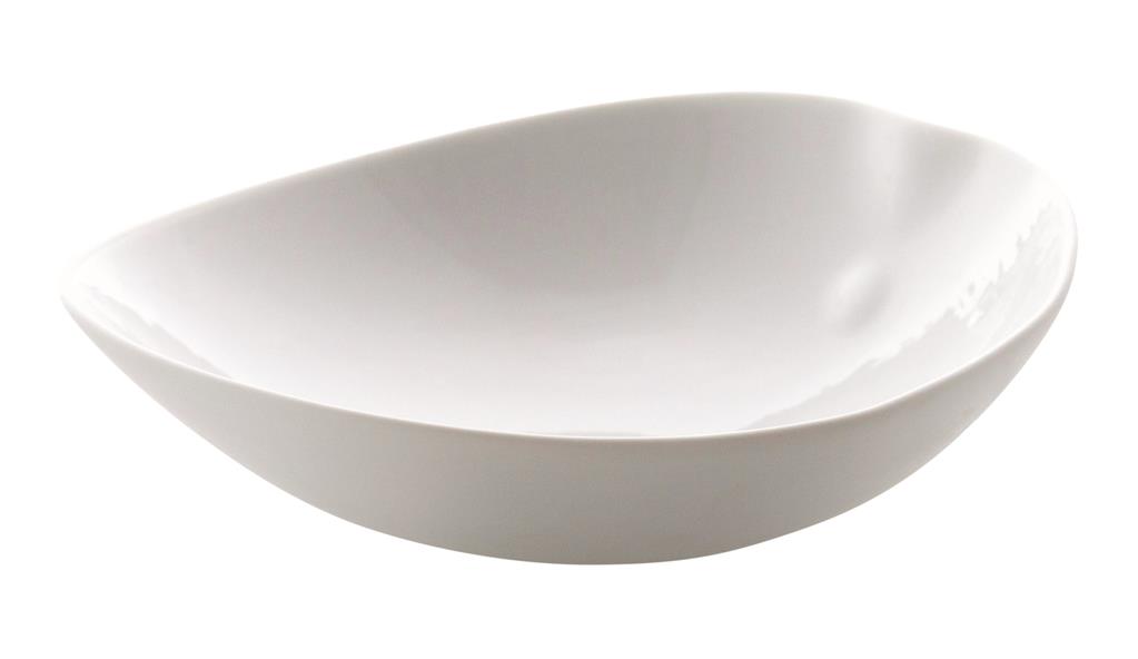 Kom org 21.5cm Shell wit glans