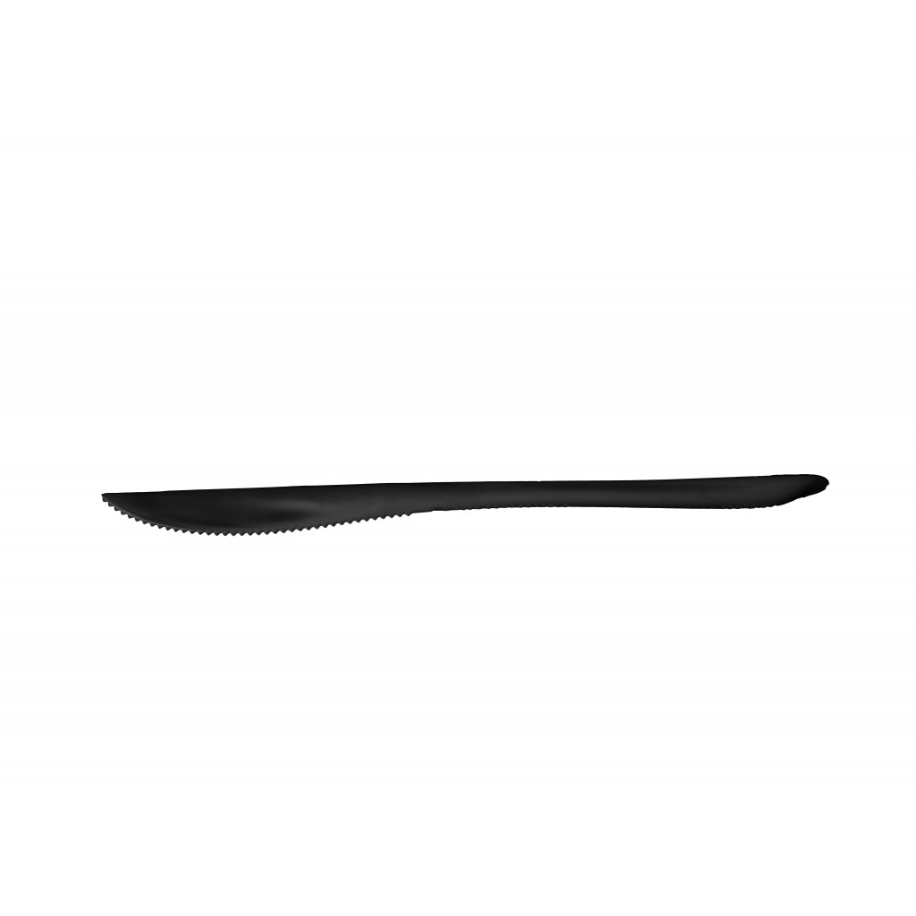 Mes 17.7cm zwart EKO