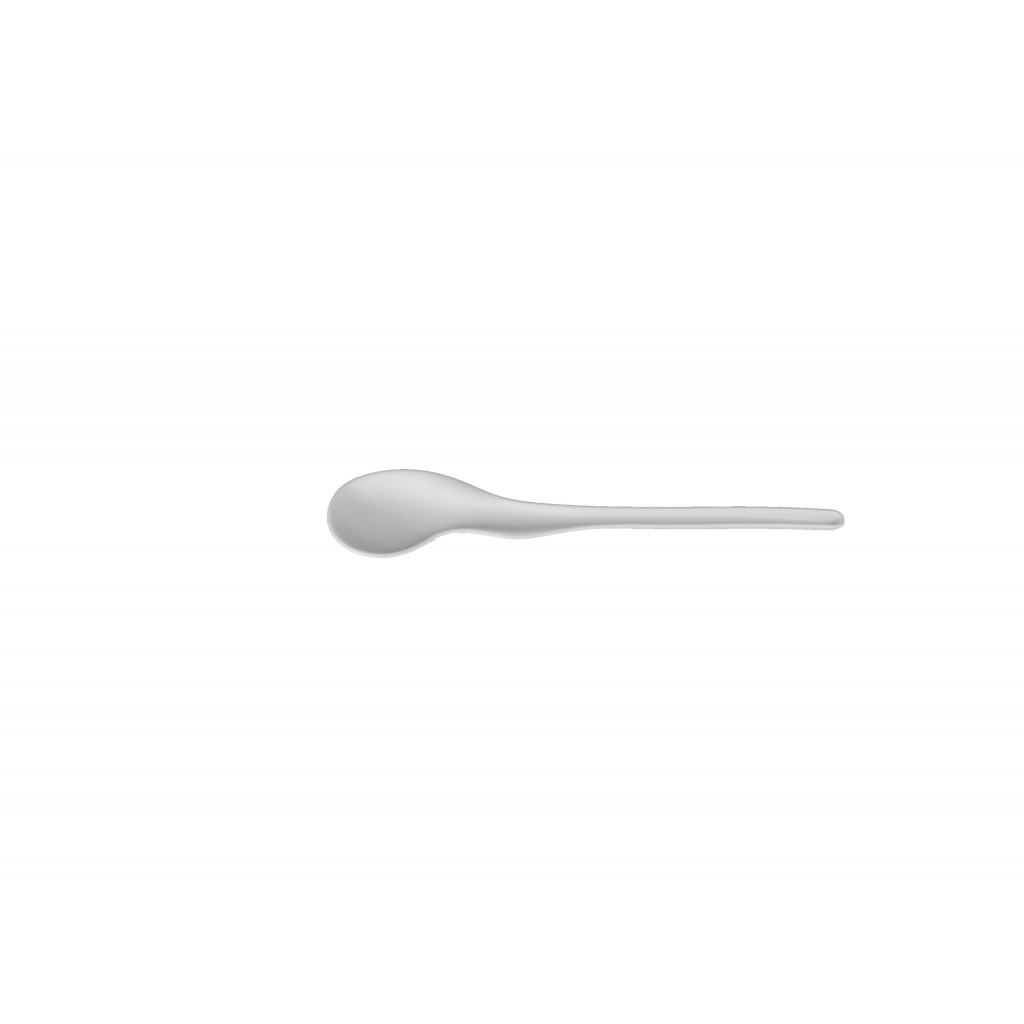 Koffie/theelepel 11.5cm wit EKO