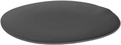 Bord plat 31.5cm Shell zwart beltz