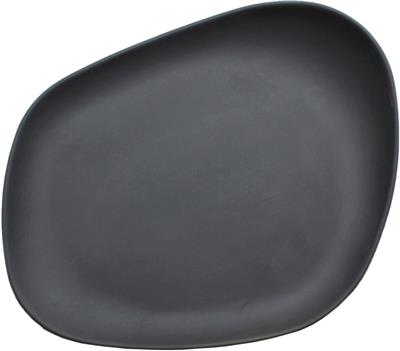 Bord plat org 23.0cm Yayoi black beltz
