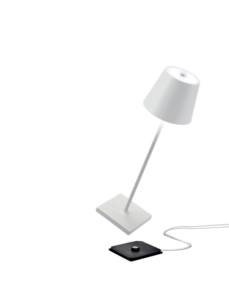 Tafellamp Led 38.0cm Poldina white
