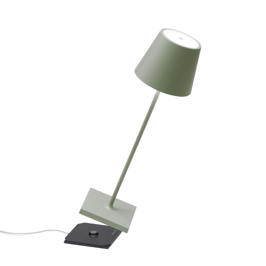 Tafellamp Led 38.0cm Poldina sage green