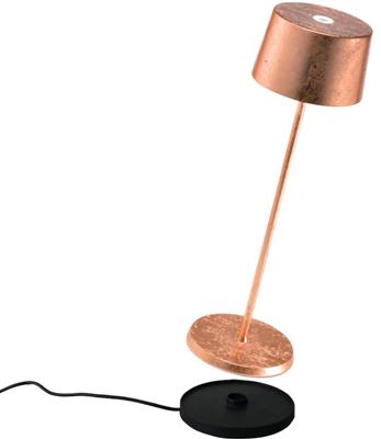 Tafellamp Led 35.0cm Olivia copper Leaf