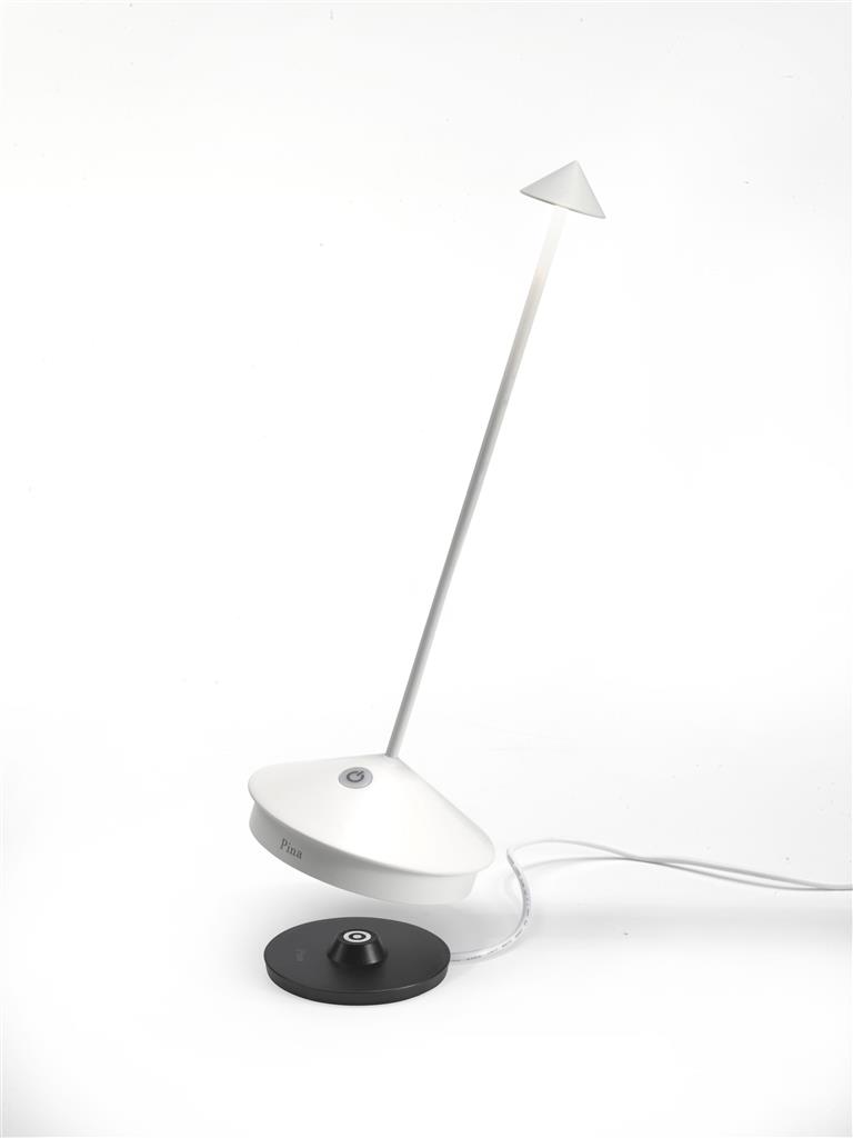 Tafellamp Led 29.0cm Pina white