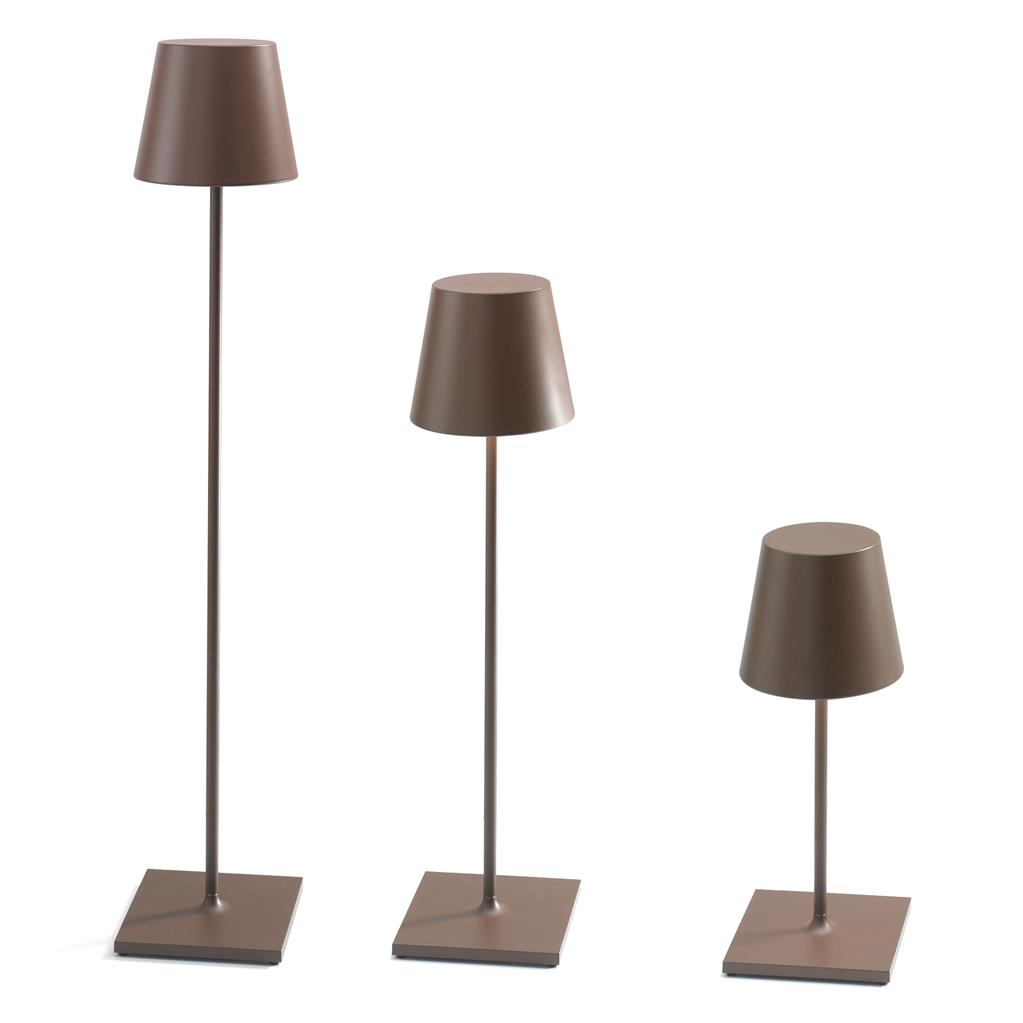 Vloerlamp Poldina XXL 70-150cm rust