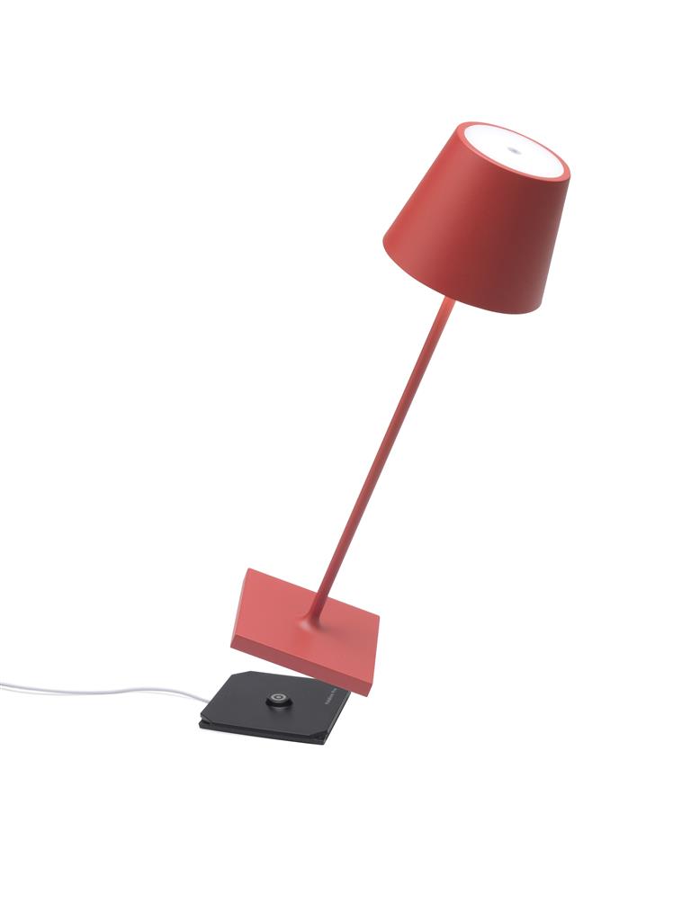 Tafellamp Led 38.0cm Poldina red