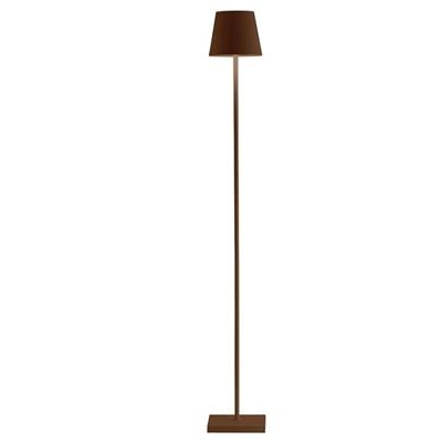 Vloerlamp Poldina L 122cm rust