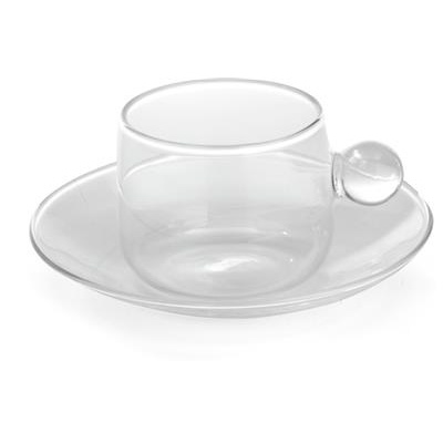 Kop met Schotel 12.0cl Bilia clear