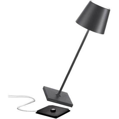 Voet En Steel Led 30.0cm Poldina dark grey