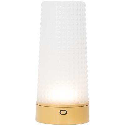 Tafellamp Led 20.7cm Soffio matt gold sandblast