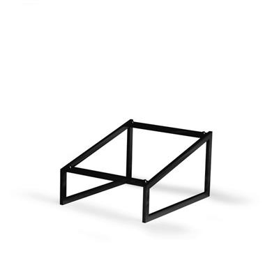 Buffetverhoger rechthoek 1/2GN(h)18.2cm Rvs black Flow