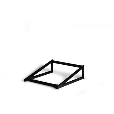 Buffetverhoger rechthoek 1/2GN(h)9.7cm Rvs black Flow