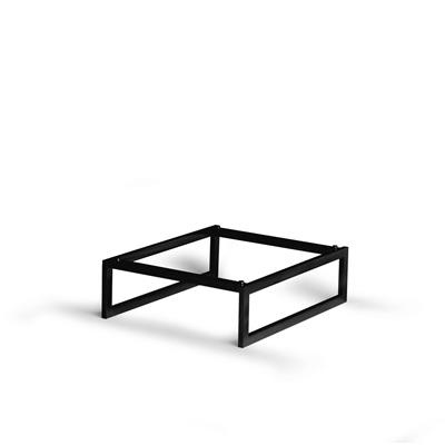 Buffetverhoger rechthoek 1/2GN(h)9.9cm Rvs black Flow
