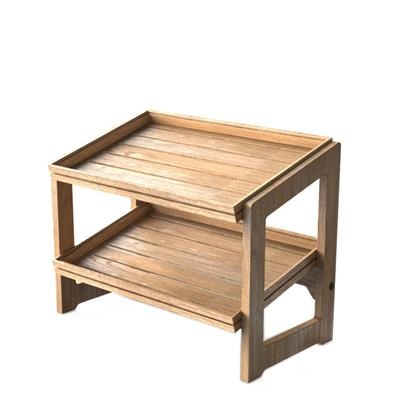 Buffetstandaard Double 1/1GN oak Flow