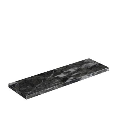 Serveerplateau 2/4GN Marble black/grey Flow