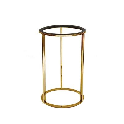 Buffetverhoger rond 21.8(h)35.0cm Messing Tilt
