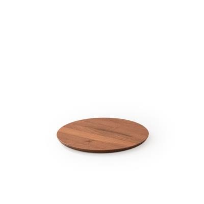 Buffetverhoger rond 40.0cm(h)2.0cm walnut Alto
