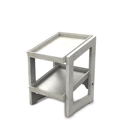 Buffetstandaard Double 1/2GN white Flow