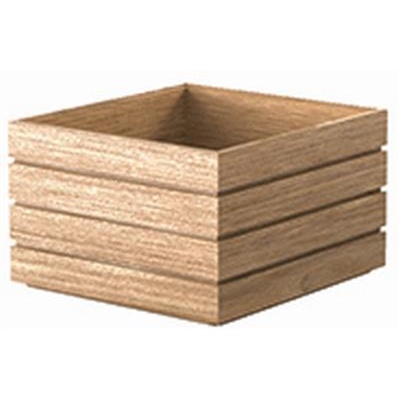 Houten tray 26.5x25.0x(h)16.0cm oak Through Flow