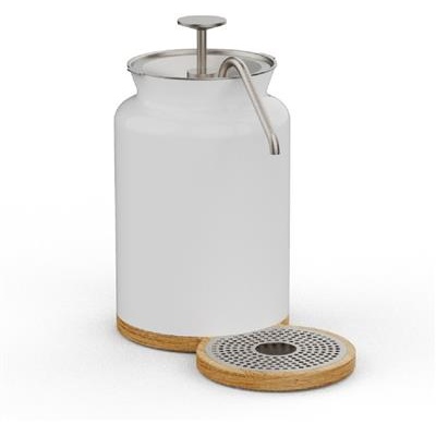 Yoghurtdispenser met Kraan 4.0L Tilt white