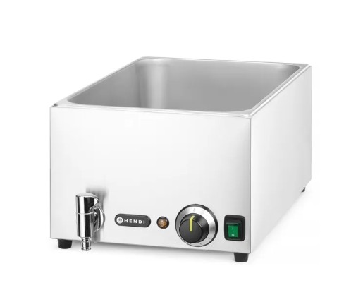 Bain-marie 1/1GN met aftapkraan