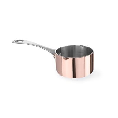 Serveer/ sauspan koper metschenktuit 7.5cm(h)4.0cm