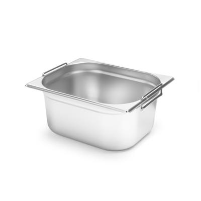 GN bak met handgrepen 1/2 15.0 cm RVS budget line