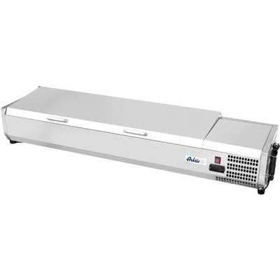 Opzetkoelvitrine GN bak 9x1/3 15.0 cm arktic