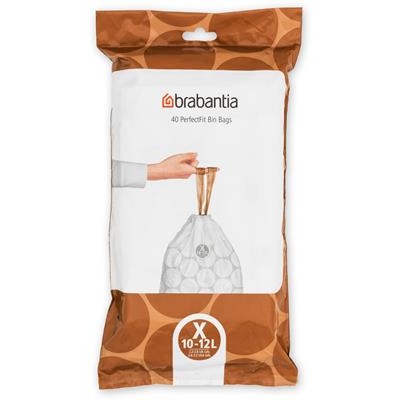 40 st afvalzak PerfectFit 10-12l Brabantia code x