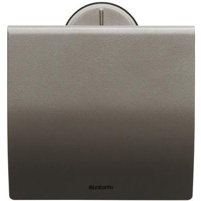 Toiletrolhouder m/klep profile Brabantia platinum