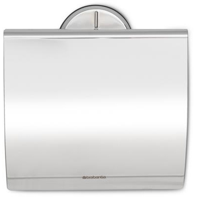 Toiletrolhouder m/klep profile Brabantia steel