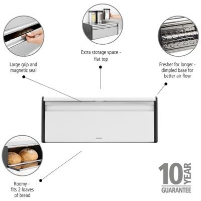 Broodtrommel 18.0l Brabantia white
