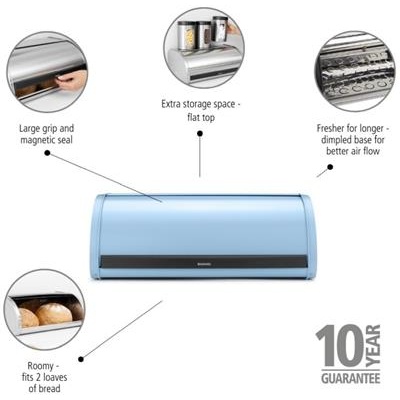 Broodtrommel 16.0l Brabantia dreamy blue