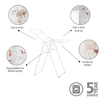 Droogrek 15.0mtr hangon Brabantia white