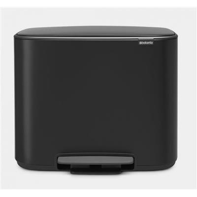 Prullenbak 36.0l Bo Brabantia zwart