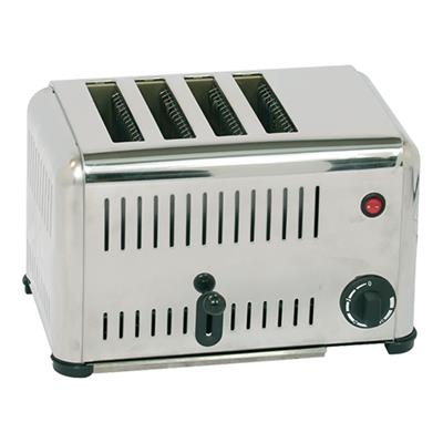 Broodrooster 4 sleuven RVS caterchef